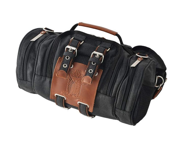attack on titan chibi character mini backpack Attack On Titan Black 4-Way Bag – Hello Japan