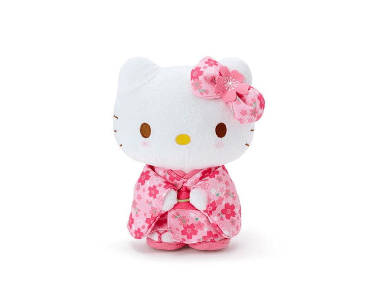 Sanrio Sakura Plushie Hello Kitty Kimono Pink – Hello Japan