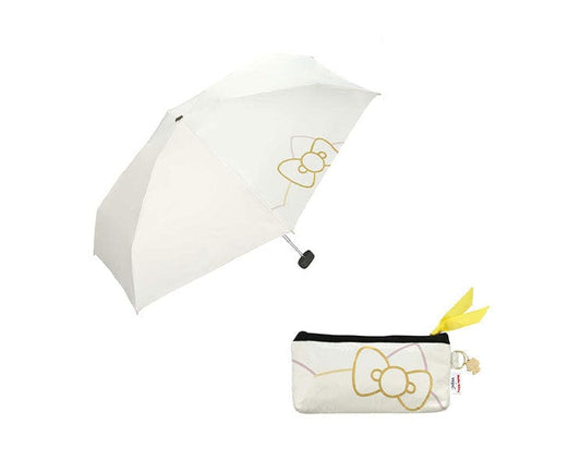 Sanrio Compact Parasol & Case: Hello Kitty (White)