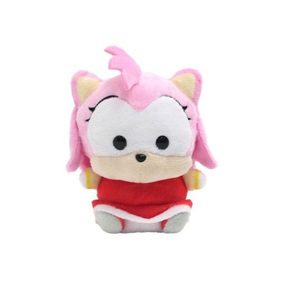 Sonic the Hedgehog Cooro Keychain Plushie: Amy Hello Japan Sonic the Hedgehog Cooro Keychain Plushie: Amy Hello Japan