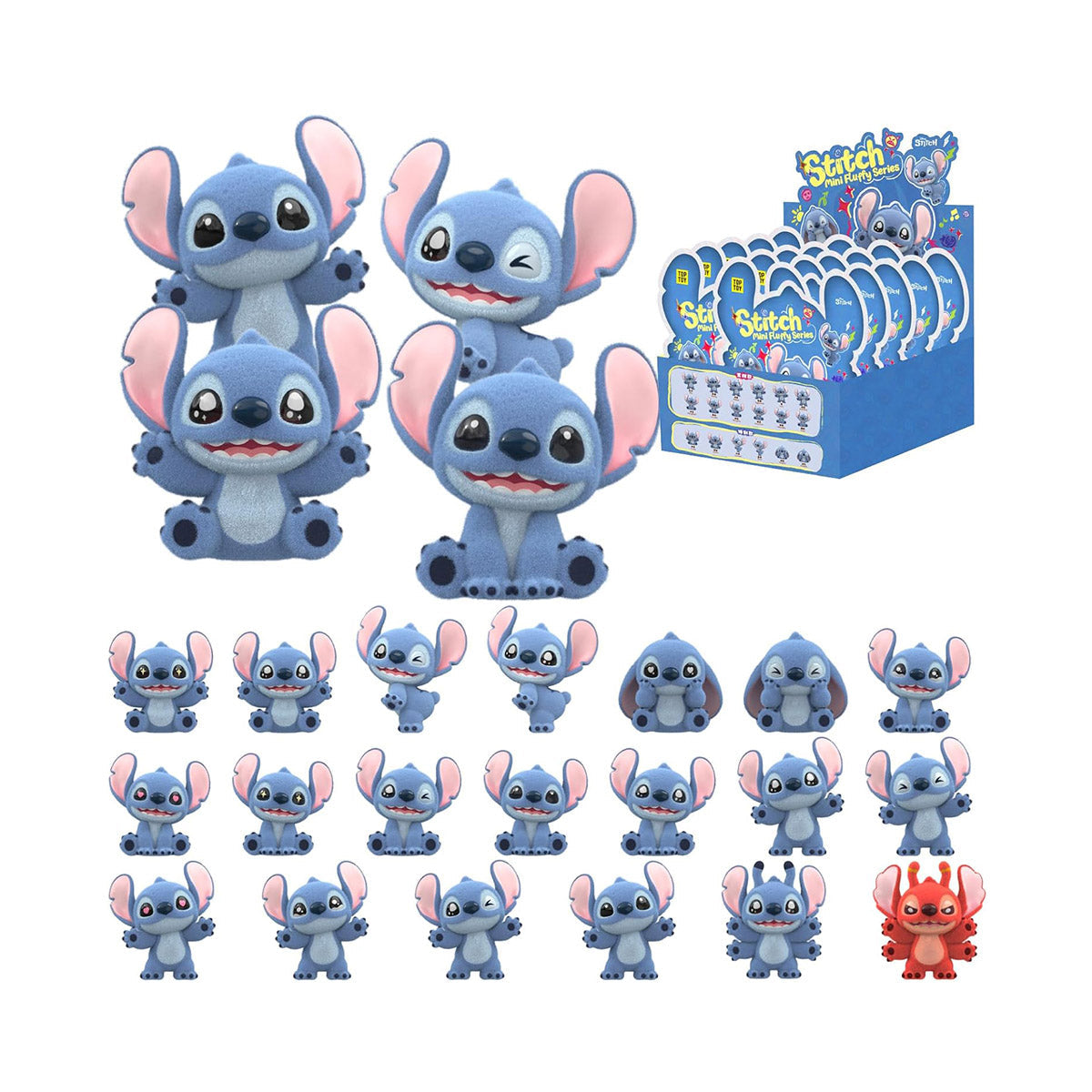 Top Toy Disney Mini Fluffy Stitch Series 3: Full Set – Hello