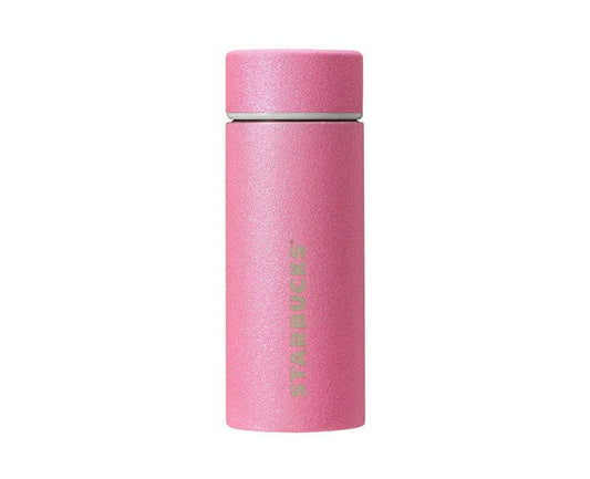 Starbucks Japan Holiday 2023 Pink Glitter Bottle