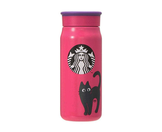 Starbucks Japan Halloween 2023 Cat Stainless Steel Bottle