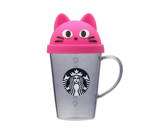 Starbucks Japan Halloween 2023 Cat Glass Mug