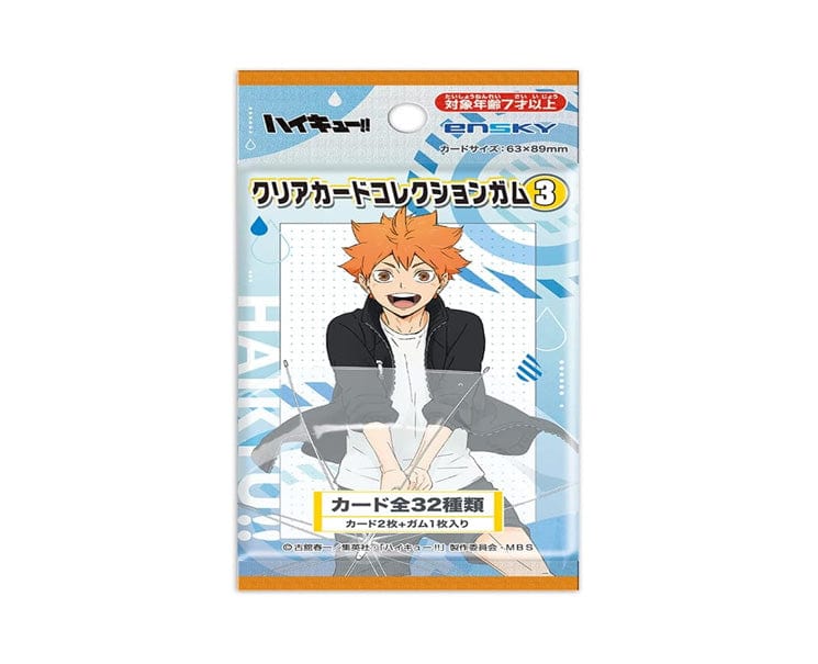 Haikyu!! Clear Card Collection & Gum Hello Japan Haikyu!! Clear Card Collection & Gum Hello Japan