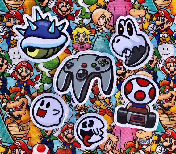 Sticker Gamer Nintendo Leveling Up Your Gear: The Best Nintendo Stickers for Gamers – Hello Japan