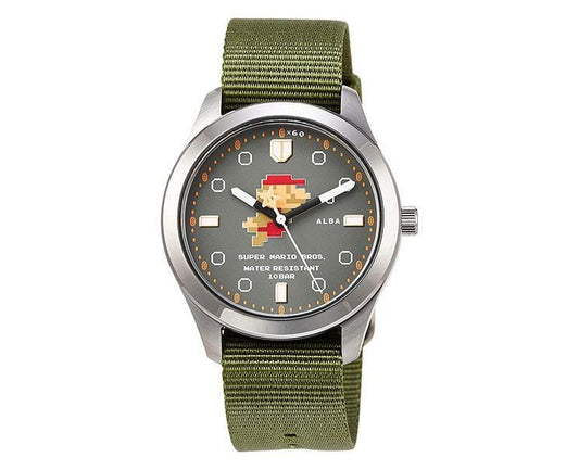 Super Mario X Alba Green Watch