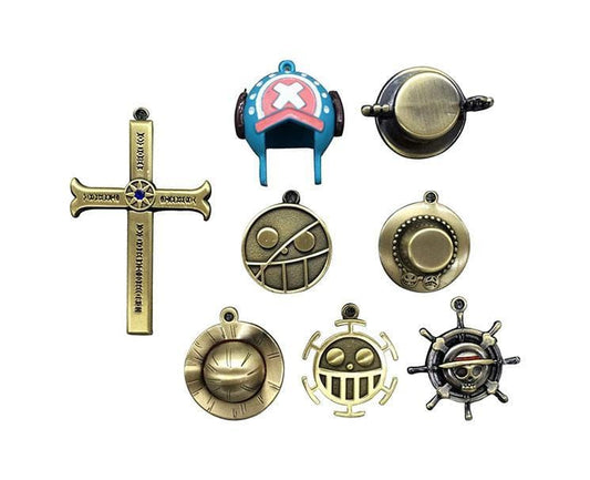 One Piece Keychain/Necklace Set