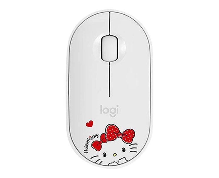 Logitech White Hello Kitty Mouse