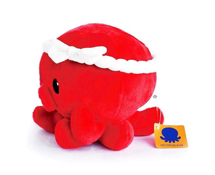 Red Octopus Kun Plush