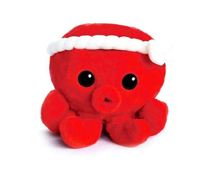 Red Octopus Kun Plush