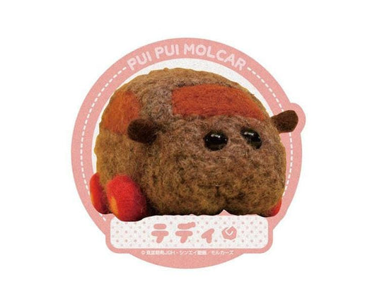 Pui Pui Molcar Travel Sticker: Teddy