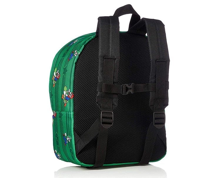 Super Mario X Title Role Children Backpack (Green)