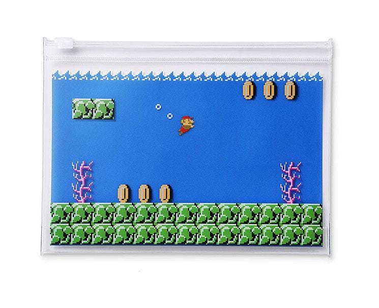 Super Mario Zipper Bag & Bottle Set