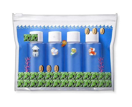 Super Mario Zipper Bag & Bottle Set