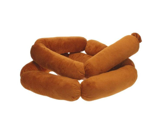 Super Long Sausage Plush: Brown