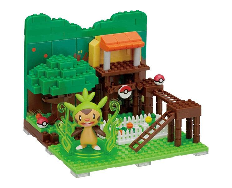 Pokemon Nanoblock: Chespin's Tree House