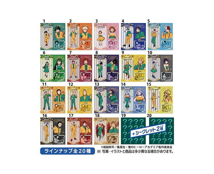 My Hero Academia Takara Tomy Art Stickers