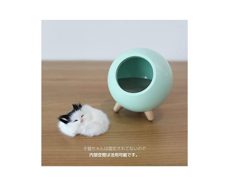 Sleeping Cat Mood Lamp: Mint