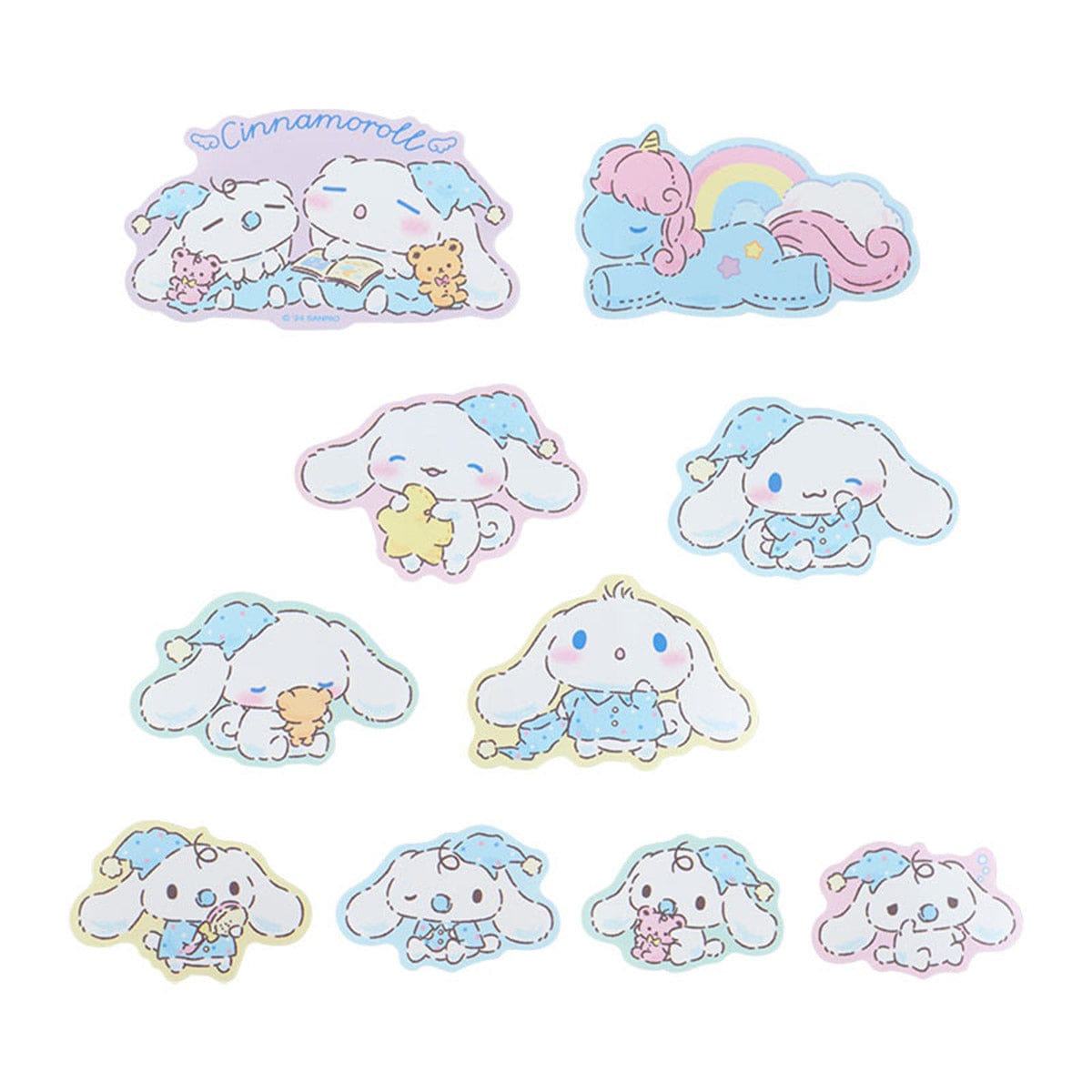 Sanrio Cinnamoroll Sleepy Time Sticker Set – Hello Japan