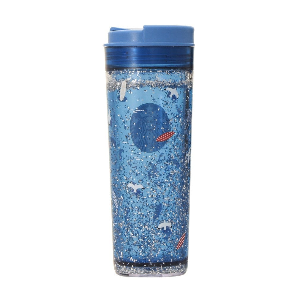 Starbucks Japan Seaside Gateway Glitter Tumbler