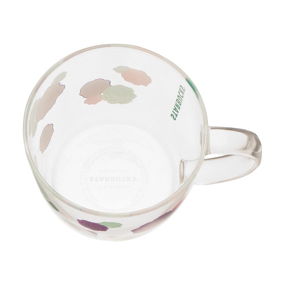 Starbucks Japan Mother's Day Elephant Carnation Glass Mug