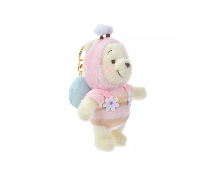 Winnie the Pooh Keychain Plush: Pooh (Pink)