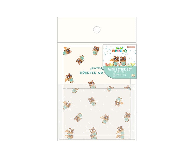 Nintendo Animal Crossing Letter Set Green Hello Japan