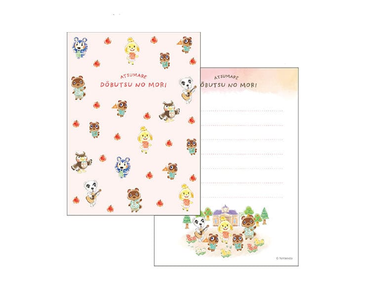 Nintendo Animal Crossing Letter Set: Pink