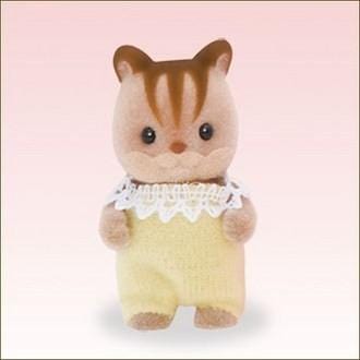 Sylvanian Families-Baby Squirrel Walnut Red