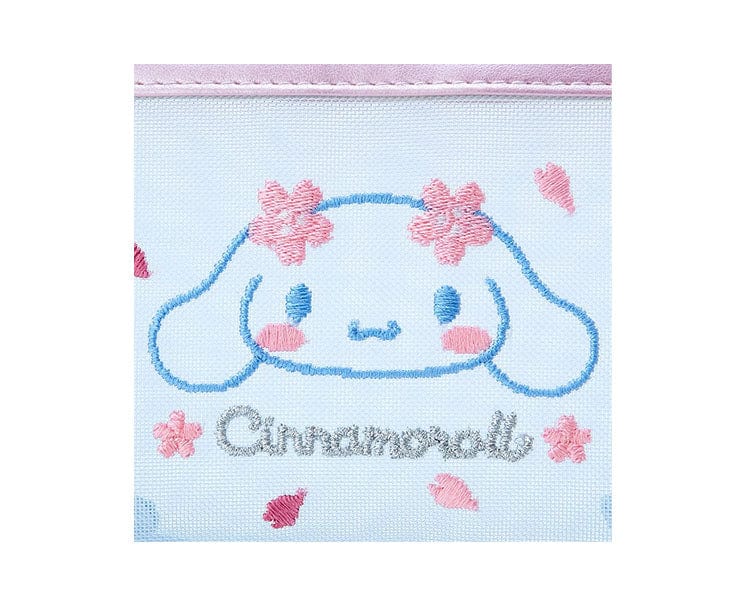 Sanrio Sakura 2024 Mesh Pouch Cinnamoroll