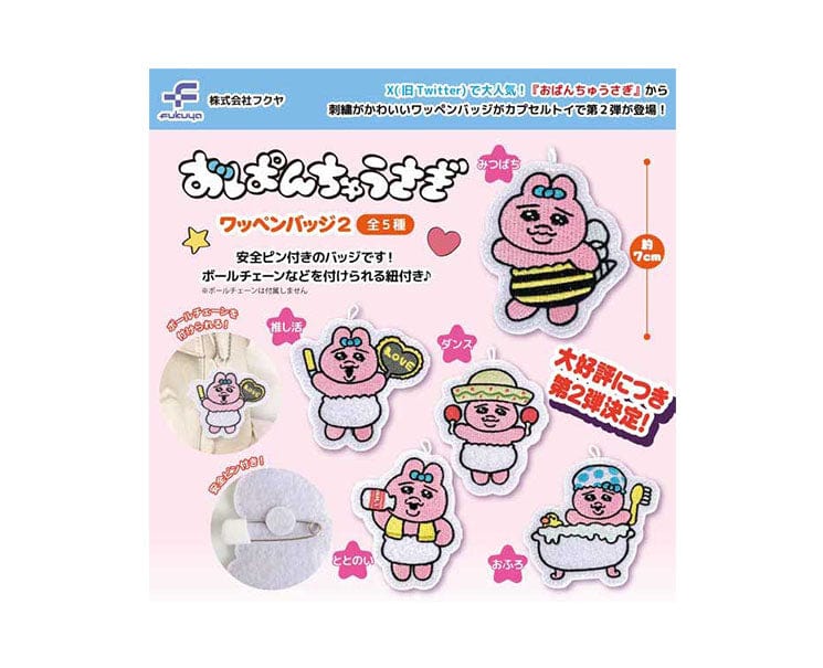 Panchu Rabbit Patch Badge 2 Gachapon – Hello Japan
