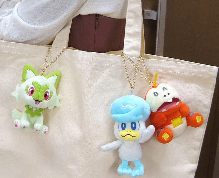 Pokemon Japan Plush Keychain Quaxly