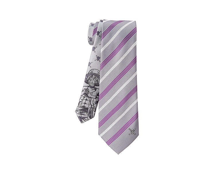 One Piece Necktie: Luffy (Grey)