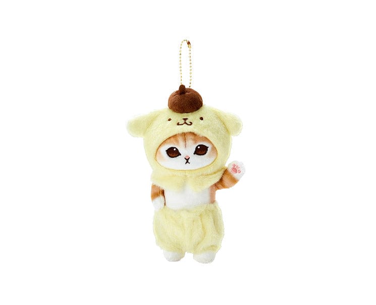 Mofusand X Sanrio Keychain Mascot Pompompurin