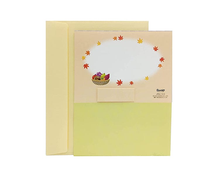 Sanrio Fall Leaves Message Card