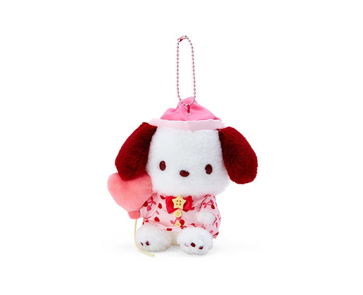 Sanrio Japan V-Day Pochacco Keychain Plush