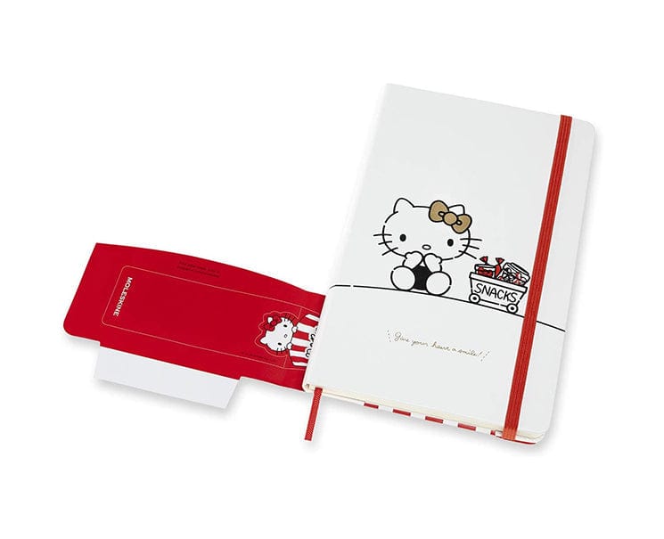 Sanrio Hello Kitty Moleskin Notebook (White)