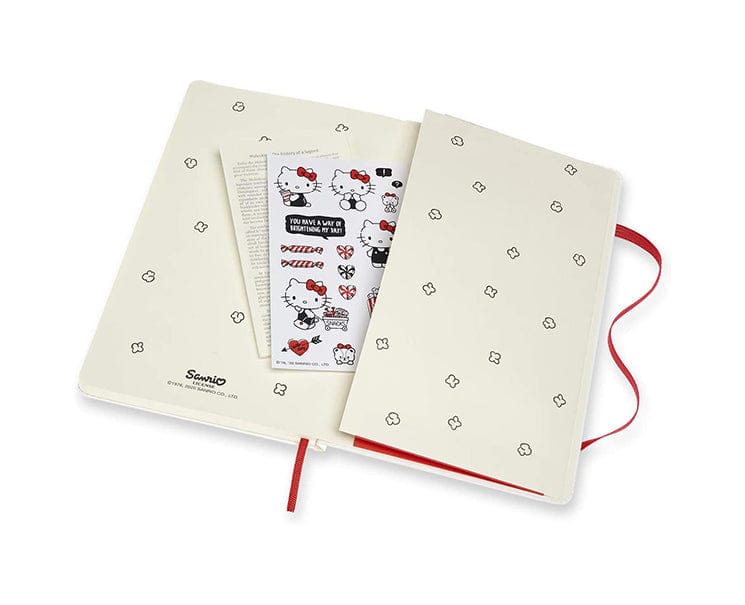 Sanrio Hello Kitty Moleskin Notebook (White)