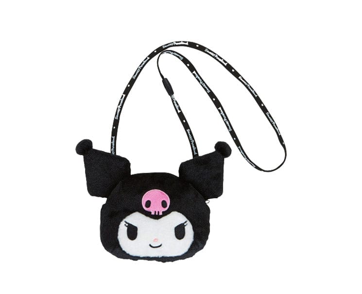 Sanrio Puroland Kuromi Face-Shaped Purse