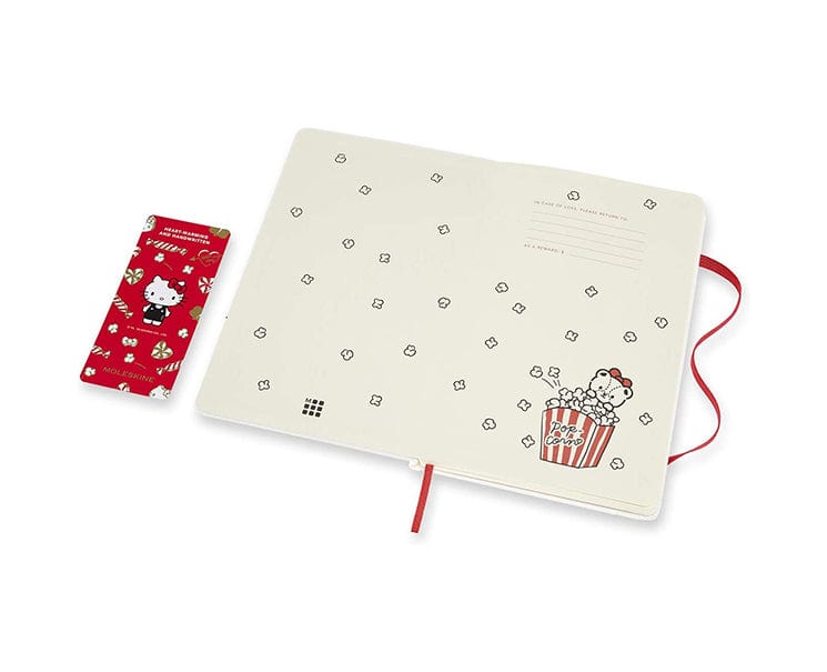 Sanrio Hello Kitty Moleskin Notebook (White)