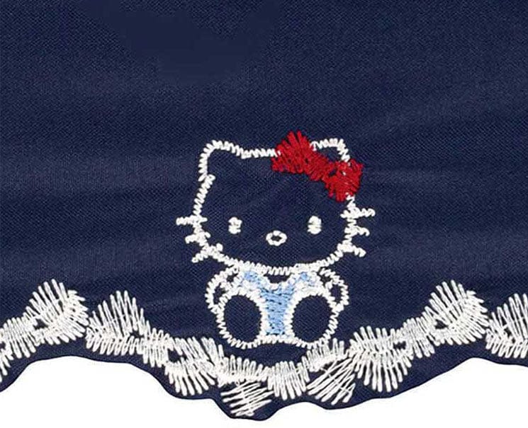 Sanrio Compact Parasol & Case: Hello Kitty (Navy)