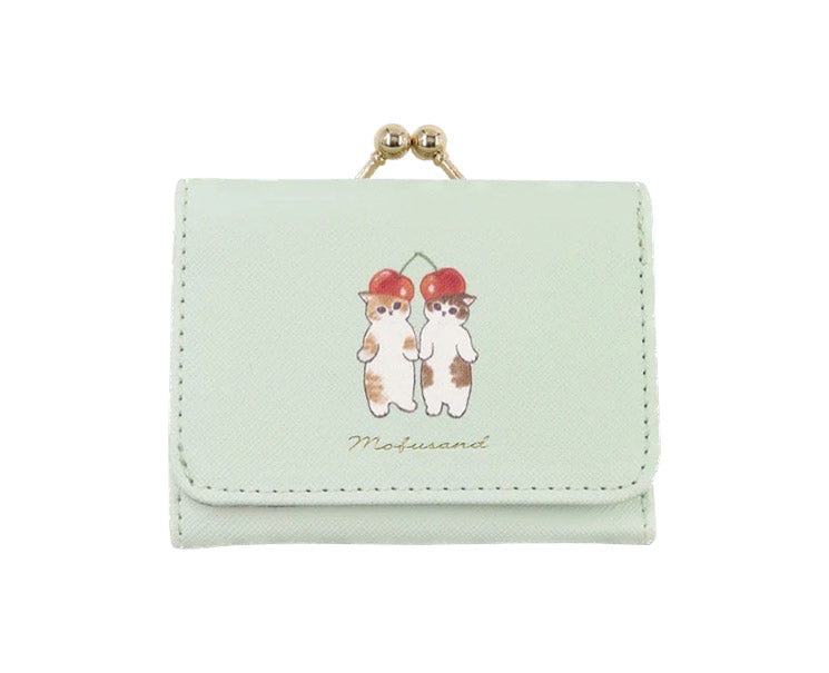 Mofusand Fruithead Kittens Compact Wallet