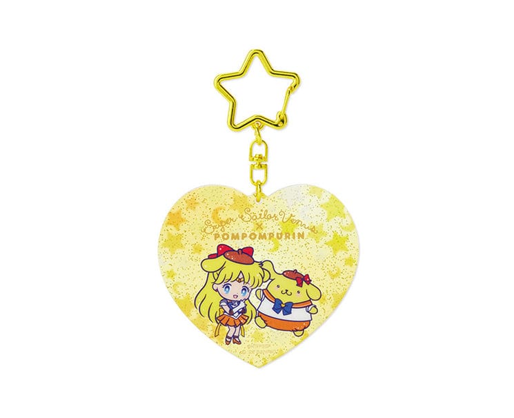 Sailor Moon X Sanrio Sailor Venus Pompompurin Keychain