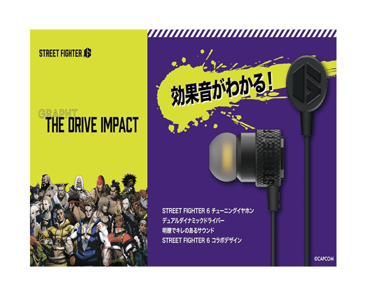 Street Fighter Sound Effect Gaming Earphones