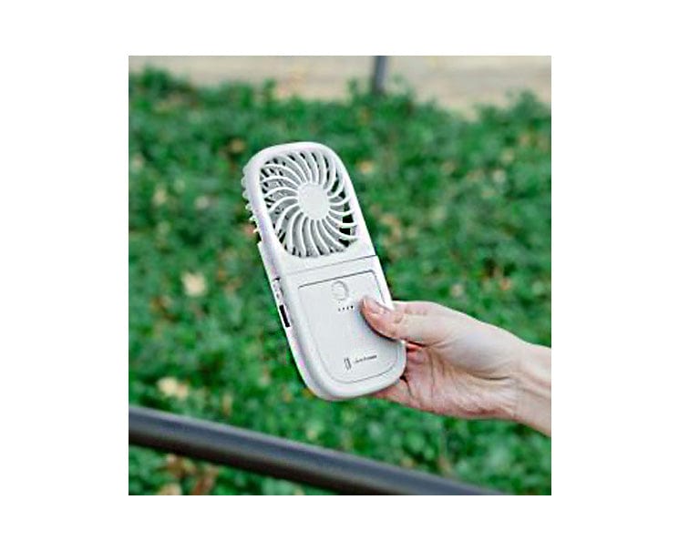 Hands-free 5WAY Slim Fan Lily White