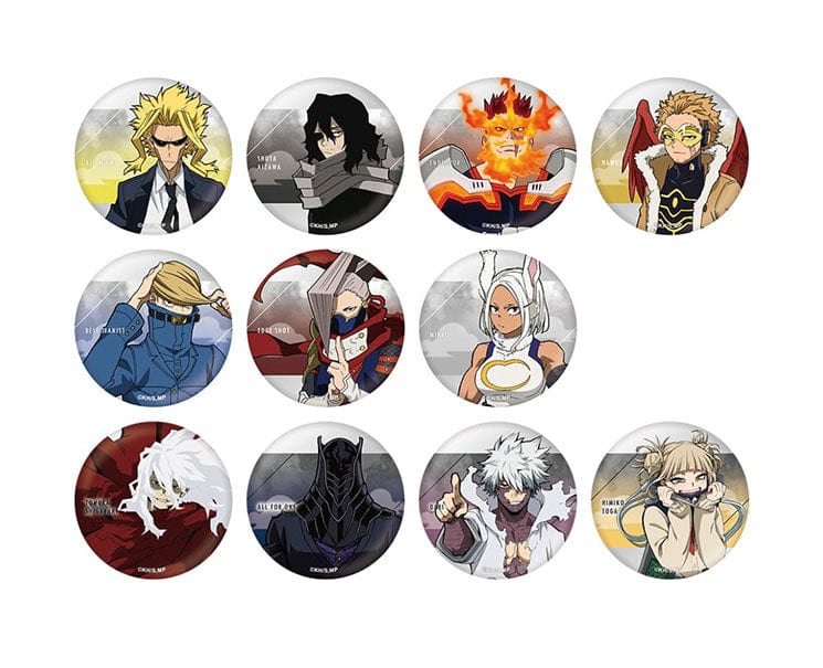 My Hero Academia Metal Can Badge Set C