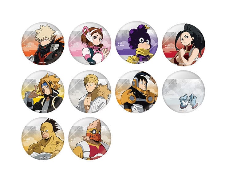 My Hero Academia Metal Can Badge Set B