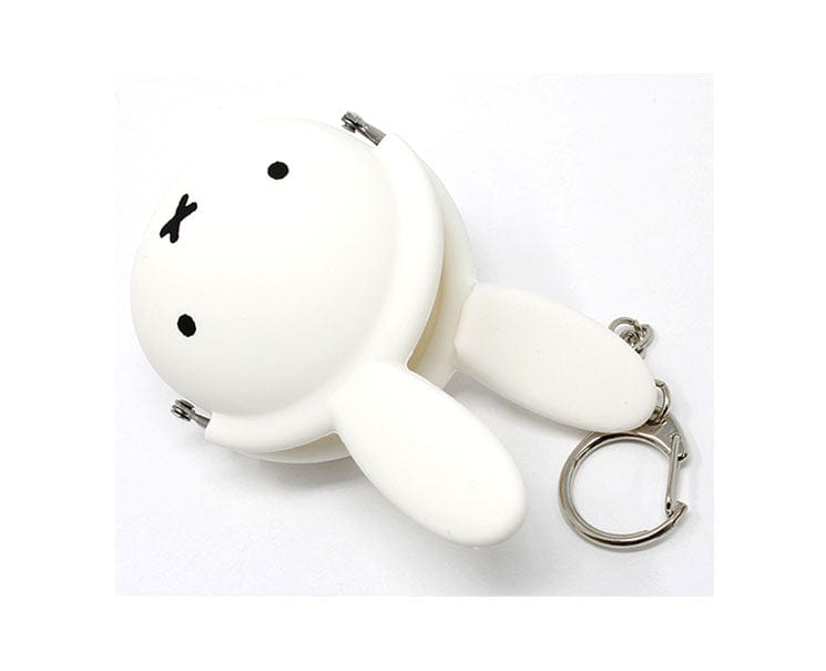 Miffy White Silicone Pouch Keychain