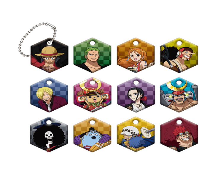 One Piece Metal Keychain